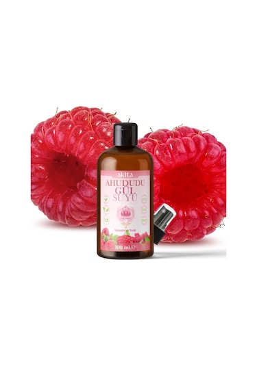Akita Doğal Ahududu Gül Suyu Cam Şişe 100 ML