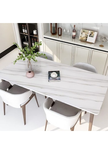 Mermer Desenli Kaplama Kağıdı 5 Metre Çok Renkli