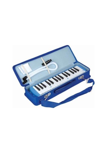 Ticon 32 Tuşlu Çantalı Melodika Mavi Renk