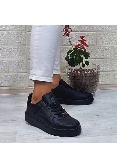 Pierre Cardin 31370-31371 Siyah Fuspetli Hafif Spor Ayakkabı 001