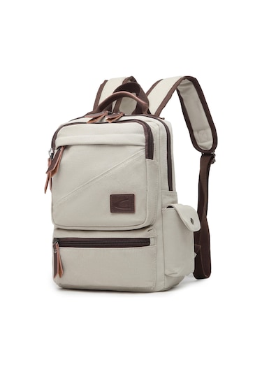 Kriste Bell C-active Kanvas Kumaş Orta Boy Sırt Çantası 1261 Camel