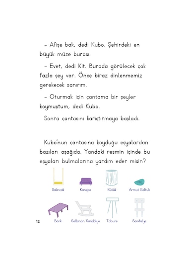 Saklı Nesnelerle İlk Okuma Hikâyeleri Kit ve Kubo 6'lı Set