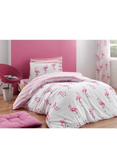 Eponj Home Kolay Ütülenir Nevresim Takımı Tek Kişilik Maylin Pudra