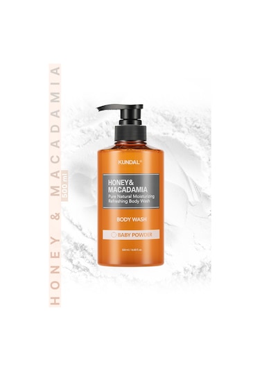Kundal Honey & Macadamia Baby Powder Pure Body Wash 500 ML