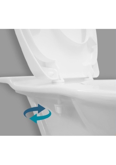 Rona Kırmızı Tisa Thermoplast Standart Klozet Kapağı (altan Monte