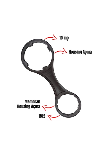 Aquafit Su Arıtma Cihazları İçin Filtre Kabı Ve Membran Kabı Açma Anahtarı