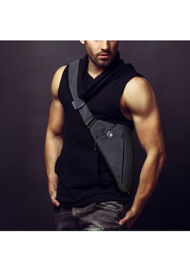 NEWİSH POLO HEYBE POSTACI ÇANTASI-BODY BAG Siyah