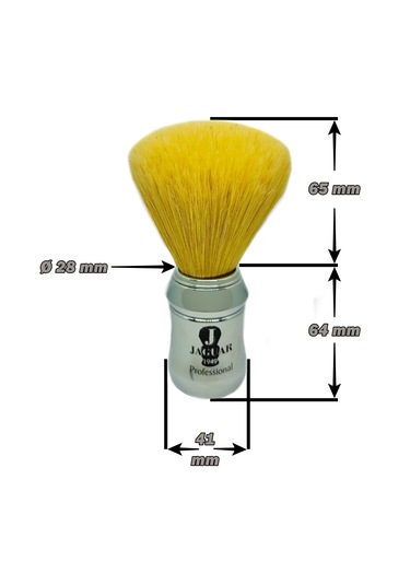 Jaguar 1949 Tıraş Fırçası Mix Kıl, Krom Renk, Tıraş Sabunu Seti