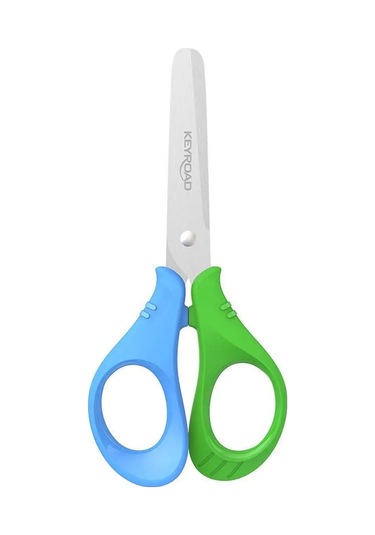 Keyroad 13 Cm Yuvarlatılmış Bıçaklı Okul Kırtasiye Makası 161090482