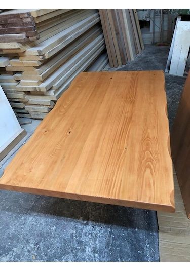 Bintaşmobilya Naturel Kütük Masa Üstü-140X80.Cm