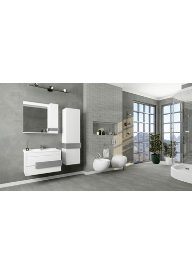 Neon 85 Cm Banyo Dolabı (Boy Dolap Hariç )