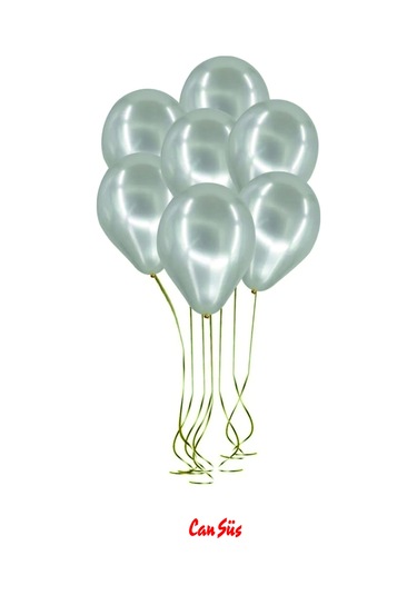 Metalik Balon 10'lu GÜMÜŞ