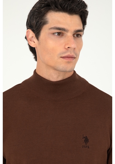 U.s. Polo Assn. Erkek Kahverengi Kazak /triko 50288887-vr158 Kahverengi
