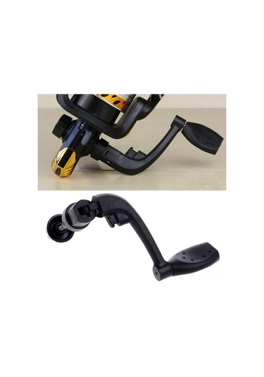 Vkemall Plastik Ve Metal Konstrüksiyonlu 200 Model Katlanabilir Olta Makinesi Kolu, Dönen Sert Plastik Kolu İle Kolay Kurulum