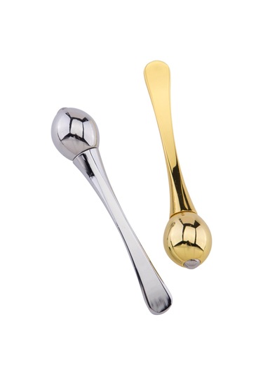 Mufunye Göz Kremi Çubuğu, Göz Çevresi Masaj Çubuğu 2'si 1 Arada, Gümüş