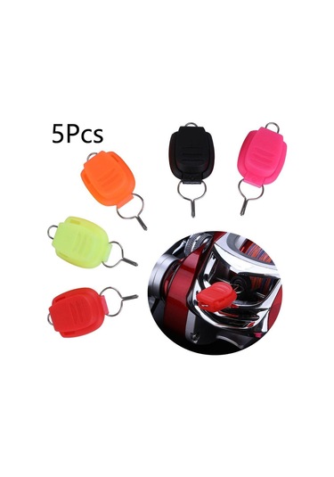 Çok Renkli Sougayılang Baitcasting Makarası Balık Hattı Tutucu Durdurma Tokası Besleyici Balıkçılık Aksesuarları Olta Fişi 5pcs&3.5cm