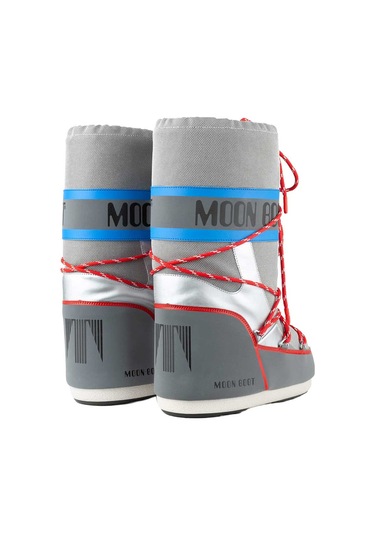 Hf04 Silver Blue Red Bot Kız Çocuk 80d1403030-hf04 Moon Boot Icon Space Racing Silver/blue/red 23- Çok Renkli