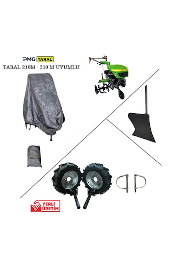 Taral Çapa Uyumlu Teker Takımı - Branda - Pulluk Seti