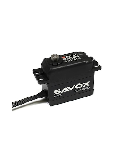 Savox Sc-1267sg-be Black Edition Digital Servo With Soft Start Coreless Motor High Voltage Çelik Dişli