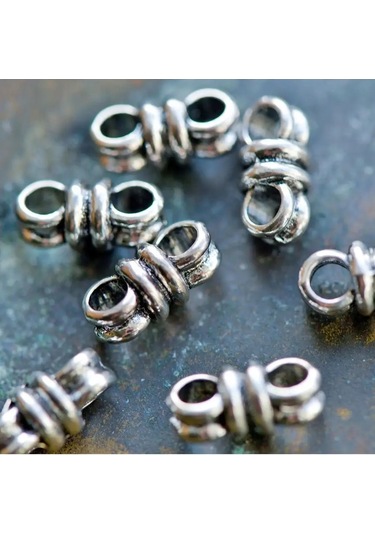 Kafebizu Boncuklar İçin Ayrıcılık Elemanı Ant. Gümüş 12,5x6x7 Mm 151137019