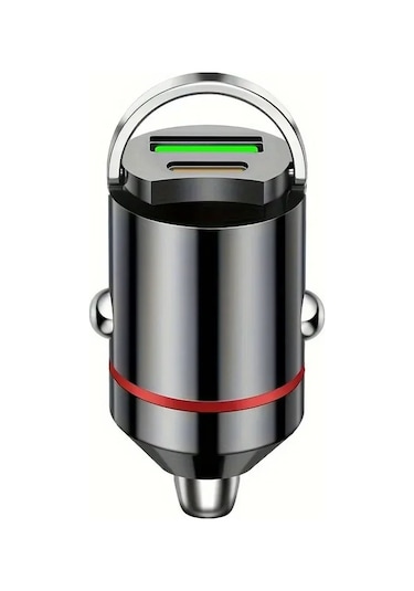 Maerknon100w Pd Qc3.0 Mini Araç Şarj Cihazı İphone 15 Samsung Xiaomi Huawei Usb C Hızlı Şarj De