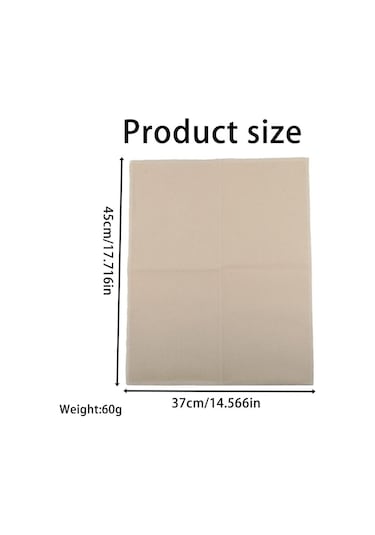 Ekmek Bezi Fırıncı Keten Pişirme Kalıpları Hamur Mayalama 36 45cm Diğer