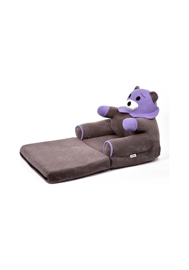 Tokko Katlanabilir Bebek-Çocuk Koltuğu Portatif Yatak Ayıcık (503564238) Lila
