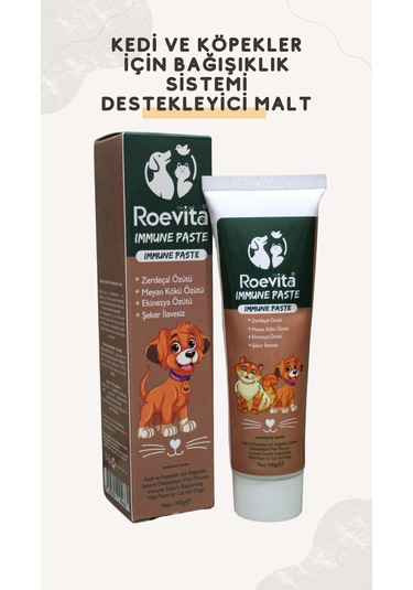 Roevita Kedi ve Köpekler İçin Immune Sistem Paste 100 G
