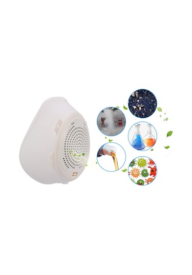 Skycity Yenilebilir Filtreli Başa Bağlı Maske - Toz, Sis, Motor Emisyonu Engeller - Yumuşak Silikon, 10 Adet Filtre İçerir