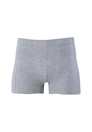 Lonca Tekstil Gri Renk Erkek Boxer Tekli Paket Gri