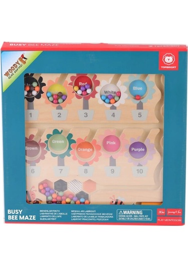5285 Sun- Tahta Oyunlar Manyetik Meşgul Arı Labirenti