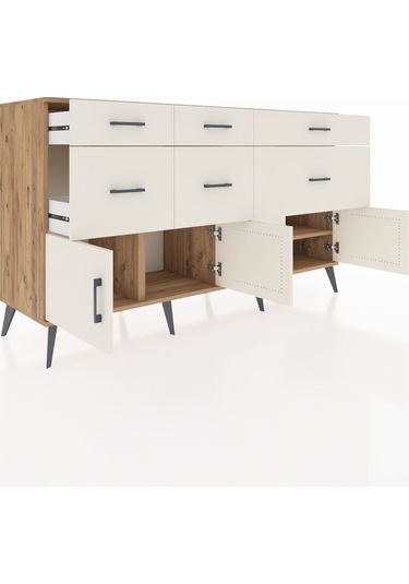 Kronos Konsol Tek Raflı 6 Çekmeceli 4 Kapaklı 176x59x99 Çam-aytaş Çam-aytaşı Kronos Konsol Tek Raflı 6 Çekmeceli 4 Kapaklı 176x59x99 Çam-aytaş Çam-aytaşı