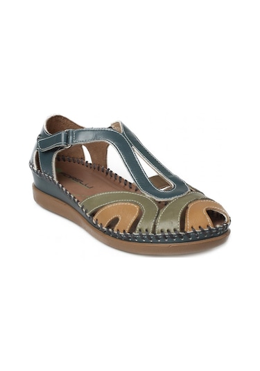Forelli 22521z Sally Comfort Lacivert Kadın Sandalet Lacivert