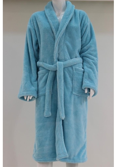 Ender Home Wellsoft Şalyaka Bornoz Soft Peluş Sabahlık Unisex Welsoft Bornoz 001