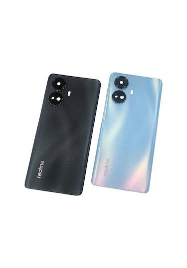 Realme 10 Pro Plus Rmx3686 Arka Kapak Pil Kapağı Full Siyah