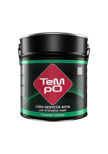 Tempo Lüks Sentetik Boya Beyaz 0,75 Kg