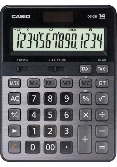 Casio DS-3B Profesyonel Masa Tipi 14 Hane Hesap Makinesi