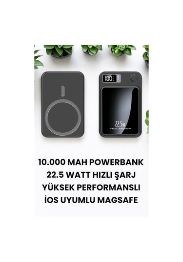 Pratik Ve Taşınabilir 10.000 Mah Wireless Powerbank Hızlı Şarj Çok Renkli