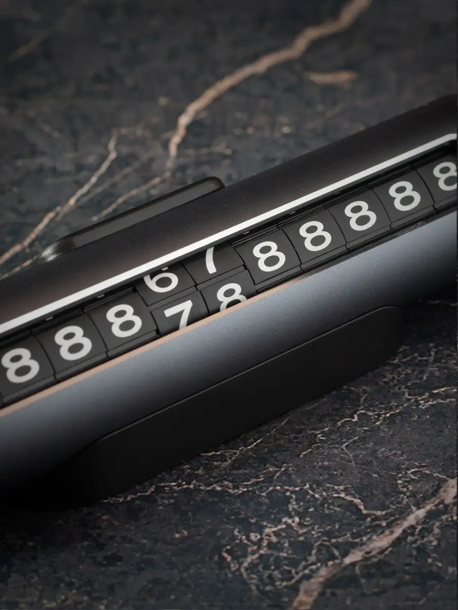 Autosend Araç İçin Telefon Numaralı Park Kartviziti 76457104 Grafit