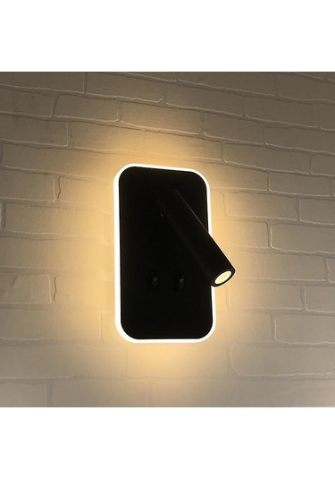 Takılabilir Duvar Aplikleri Çift Kontrollü Döndürülebilir Modern Diğer