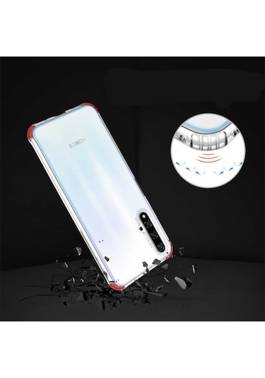Huawei Nova 5T Kilif Seffaf Nitro Anti Shock Kapak 389752331