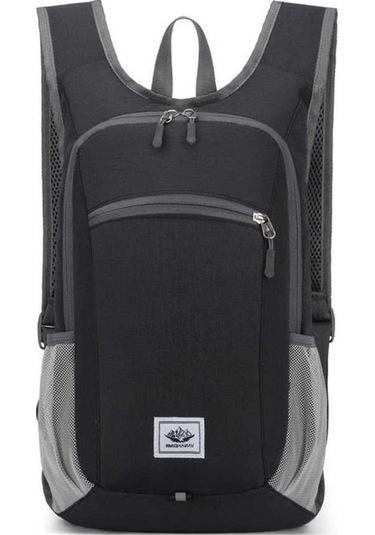 Besthome1 Hafif Katlanabilir Sırt Çantası - Su Geçirmez, Göz Alıcı Tasarım, Outdoor Aktivitelere Uygun Siyah Renk Siyah Siyah