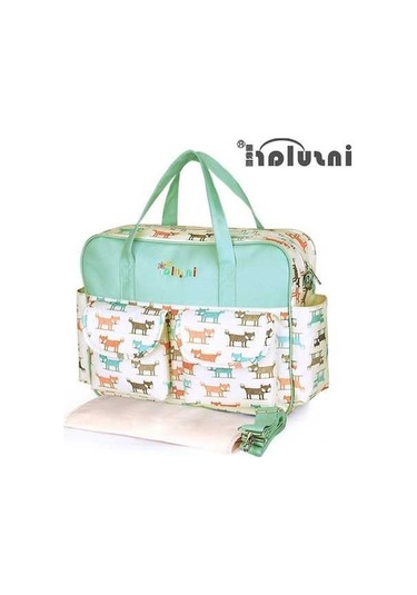 Novahub Moveevo Su Geçirmez Tilki Baskılı Anne Çantası - Pratik, Taşınabilir, Toptan Çok Renkli