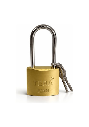 Tera Asma Kilit Gold Uzun 63 Mm - Mekanik Kilitleme