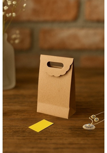 El Geçme Kraft Çanta, Hediye, Alışveriş, Butik, Parti Ve Paketlem