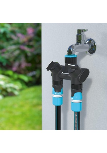 Cellfast Ergo İkili Su Dağıtıcı Konnektör Musluk Bağlantı Aparatı G1/2"-g3/4"-g1"