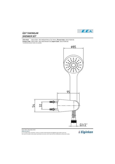 Eca Spil Banyo Üst Takım 102117336 Diğer