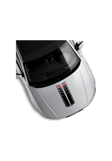 Honda Acura Kaput Uyumlu Şerit Havalandırma Sticker Siyah