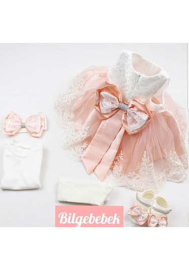 Babylia Kız Bebek Mevlüt Takımı Seti Pembe Çok Renkli