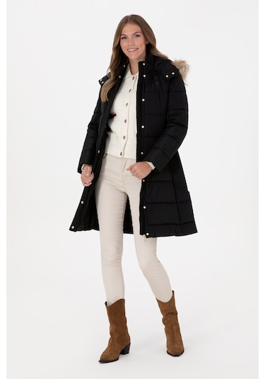 U.s. Polo Assn. Kadın Siyah Kaban 50308001-vr046 Siyah